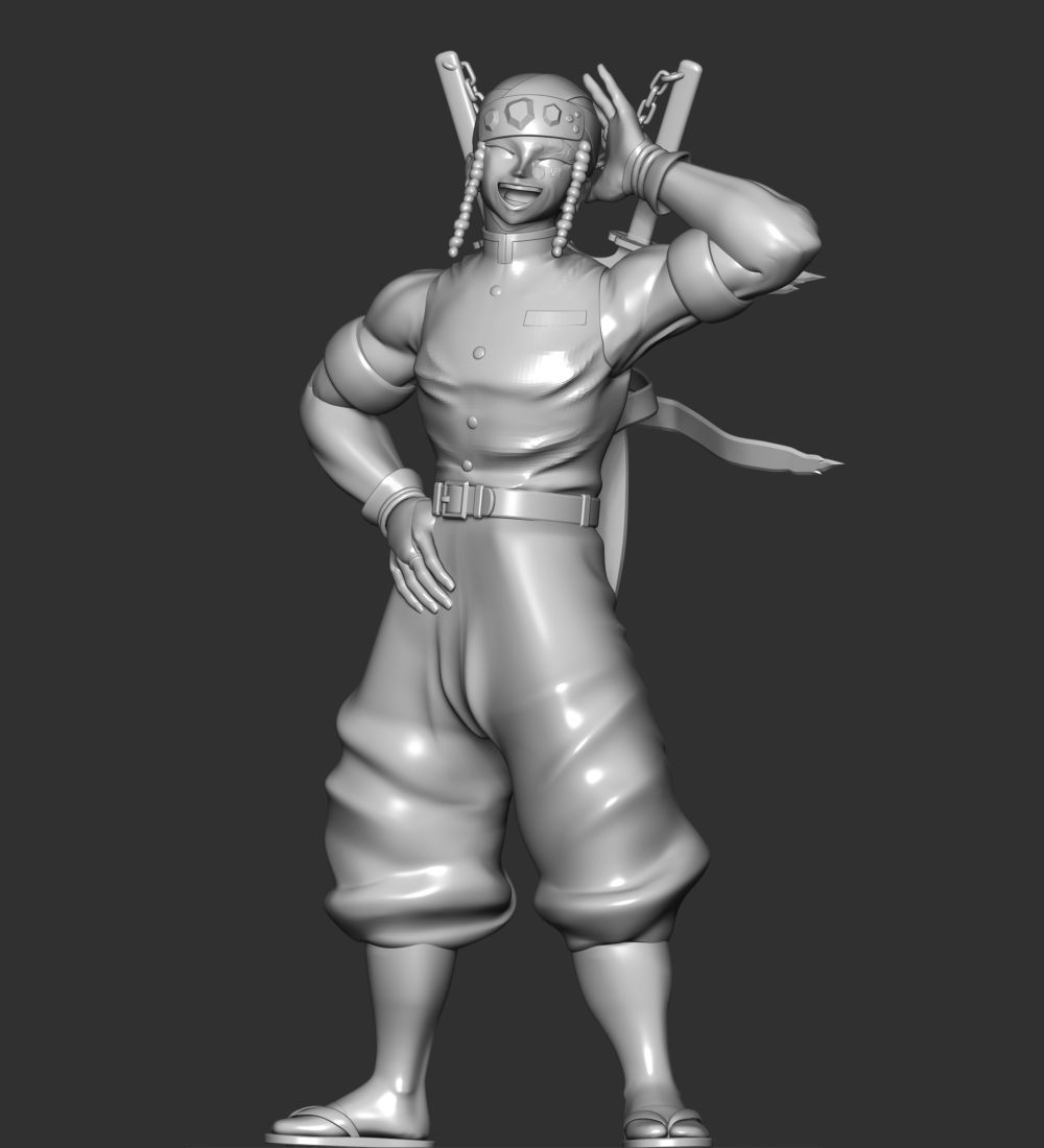 Tengen Uzui - Demon Slayer Kimetsu no Yaiba 3D print model_3