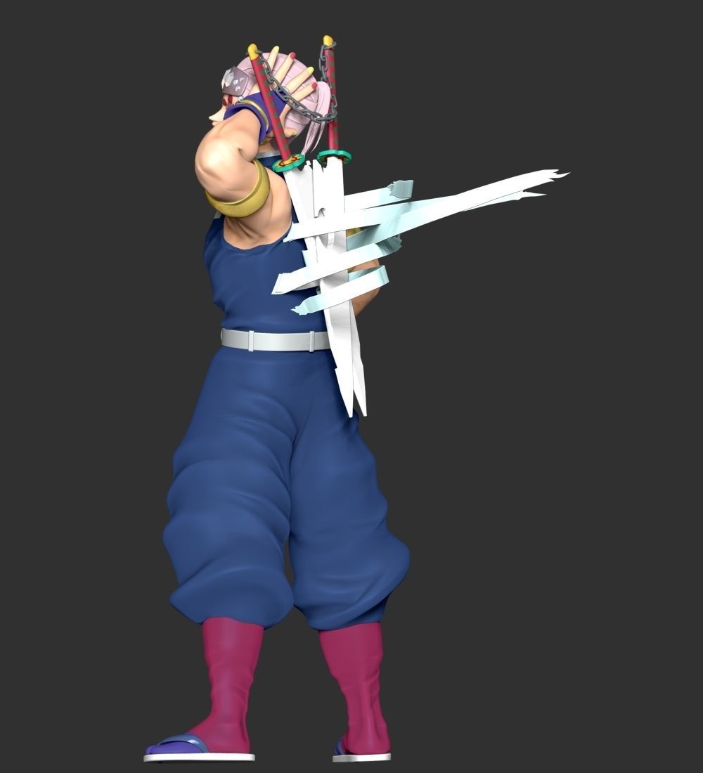 Tengen Uzui - Demon Slayer Kimetsu no Yaiba 3D print model_6