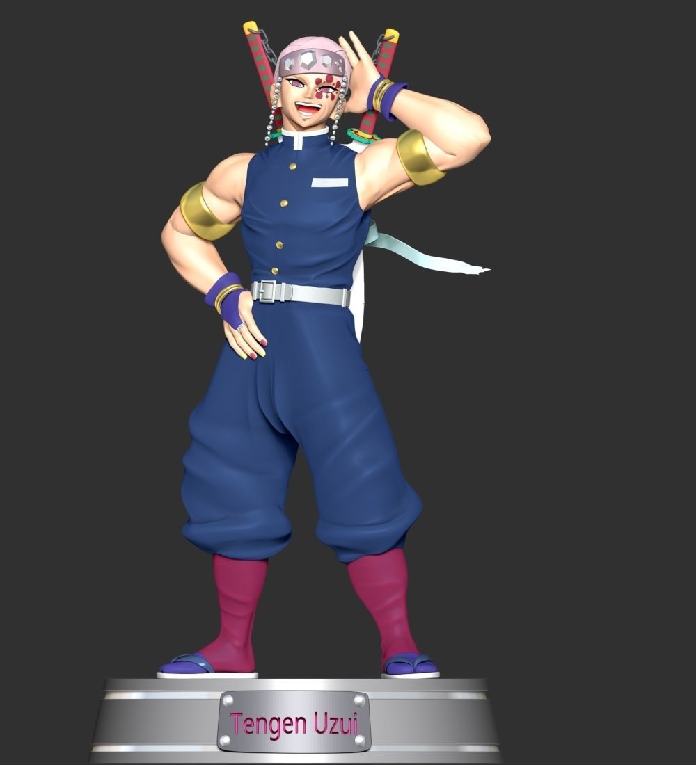 Tengen Uzui - Demon Slayer Kimetsu no Yaiba 3D print model_1