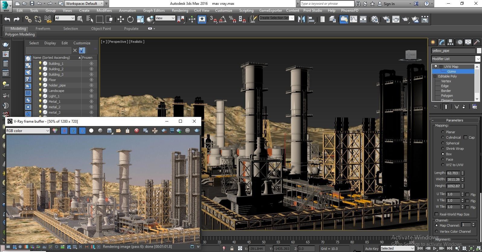 oil factory 3D model_10