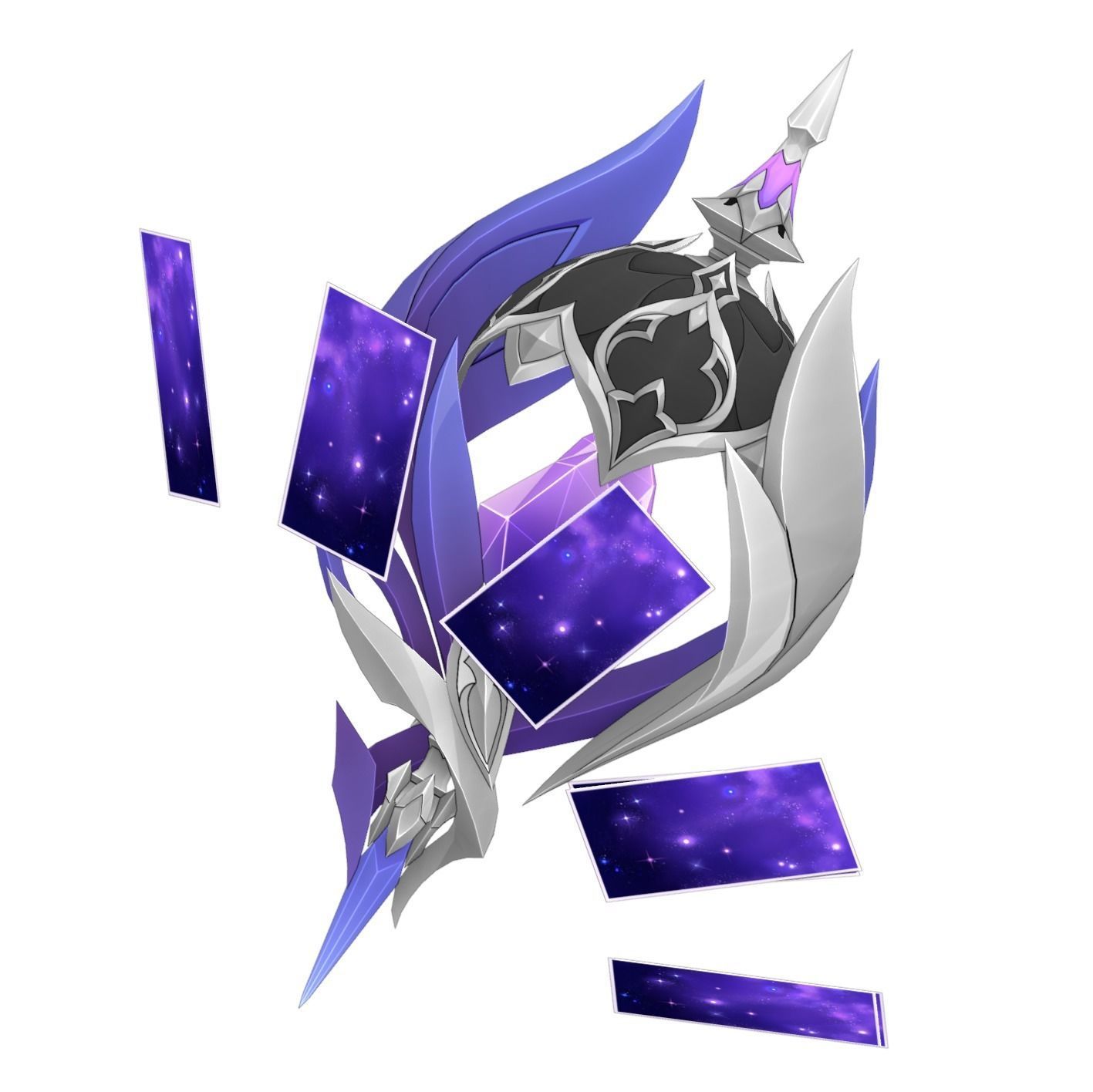 Black Swan Weapon - Honkai Star Rail Cosplay 3D print model_10