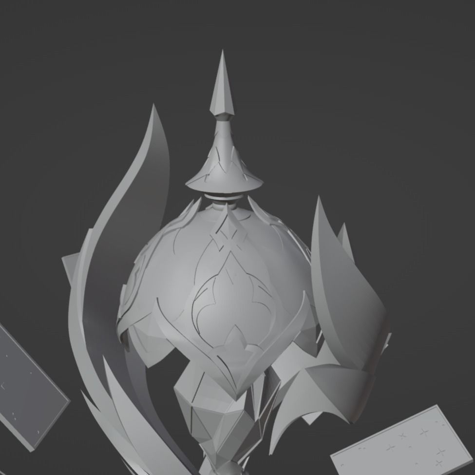 Black Swan Weapon - Honkai Star Rail Cosplay 3D print model_4