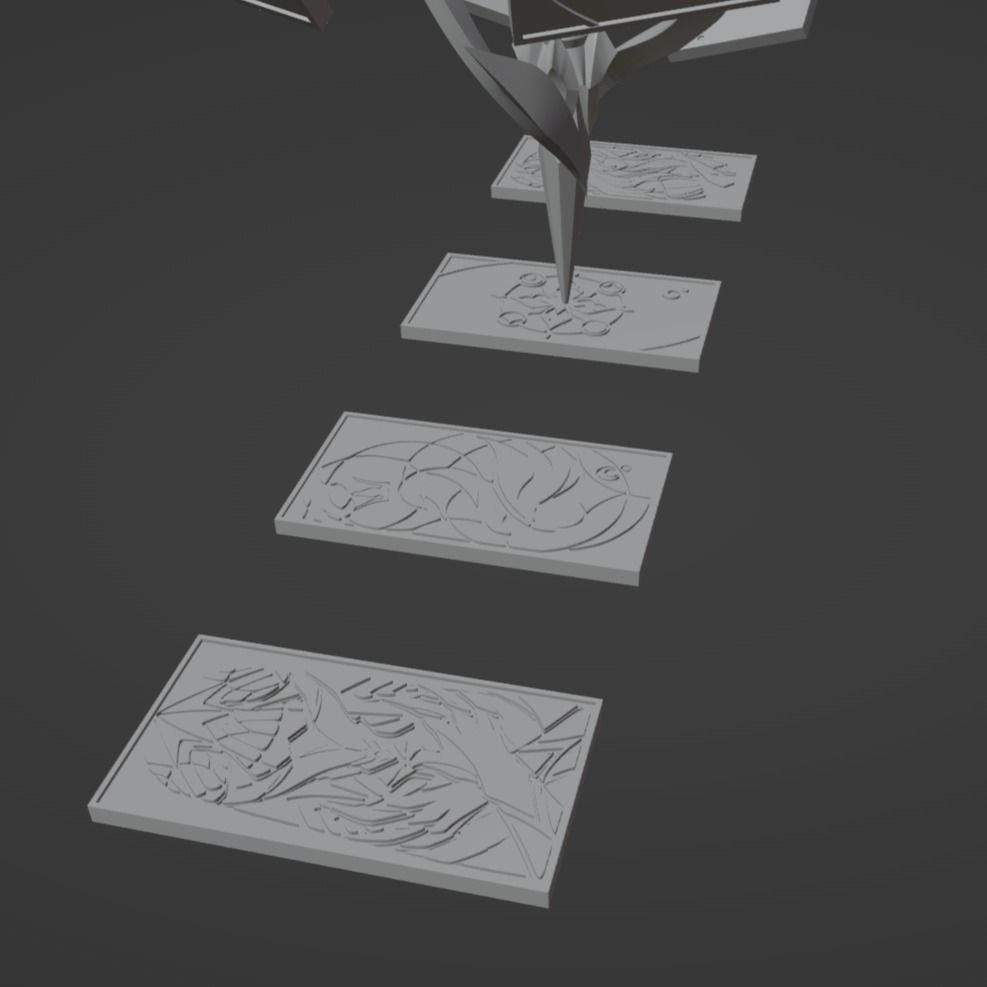 Black Swan Weapon - Honkai Star Rail Cosplay 3D print model_6