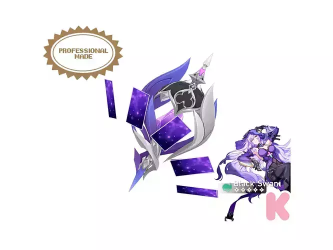 Black Swan Weapon - Honkai Star Rail Cosplay