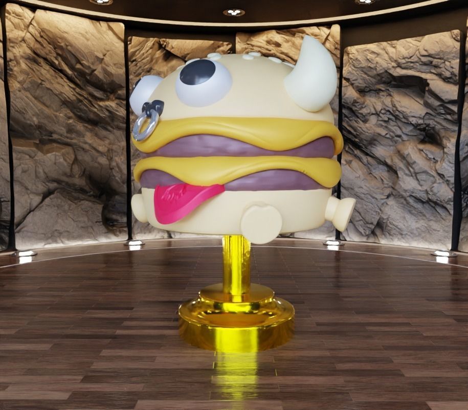 Fools Beefy Burger Fan Art Toy 3D print model_8