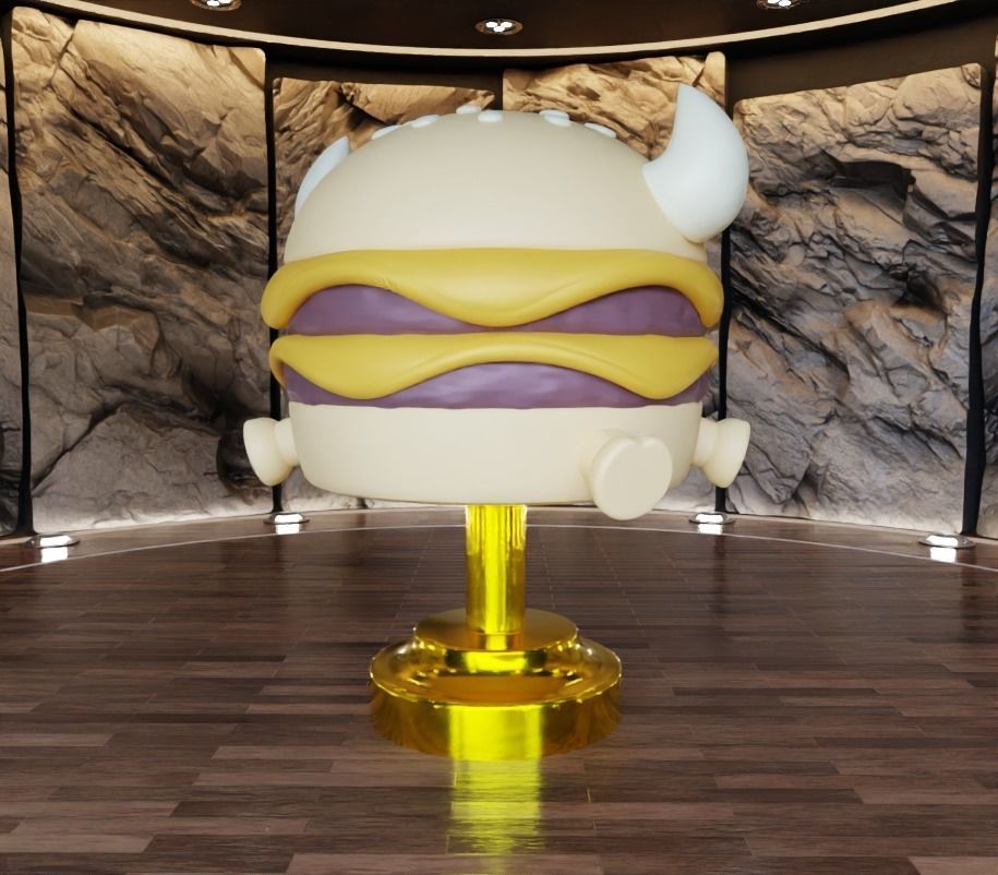 Fools Beefy Burger Fan Art Toy 3D print model_5