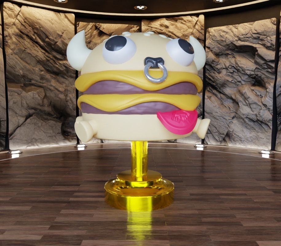 Fools Beefy Burger Fan Art Toy 3D print model_2