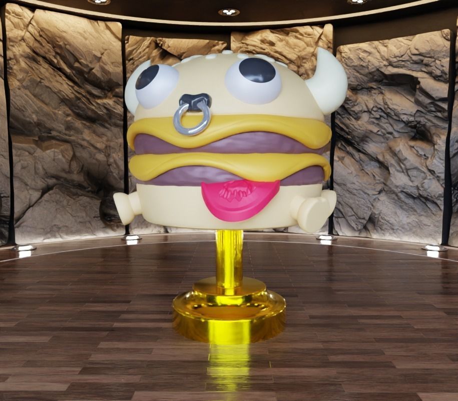 Fools Beefy Burger Fan Art Toy 3D print model_9