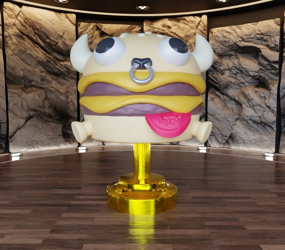 Fools Beefy Burger Fan Art Toy 3D print model_1