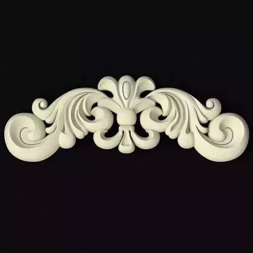 Central decor ornament for furniture