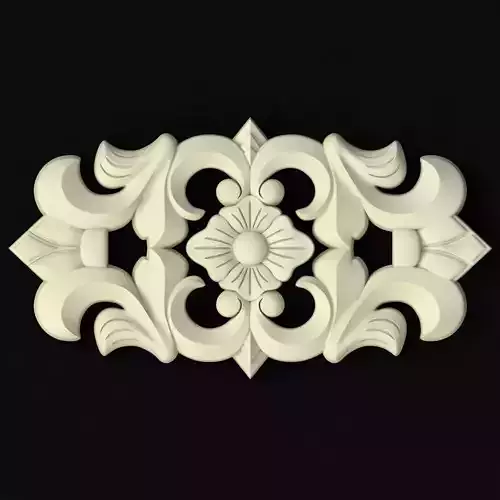 Central decor ornament for furniture