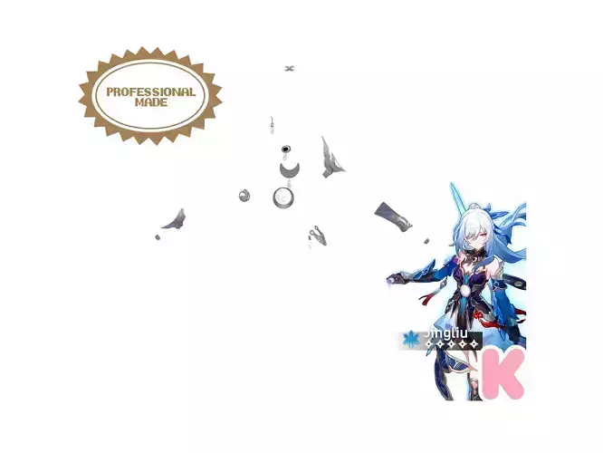 Jingliu Accessories - Honkai Star Rail Cosplay 