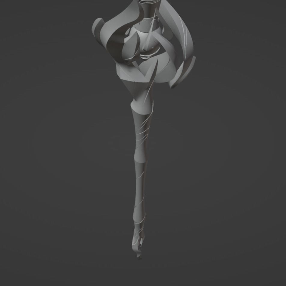 Hanya Brush - Honkai Star Rail Cosplay 3D print model_9