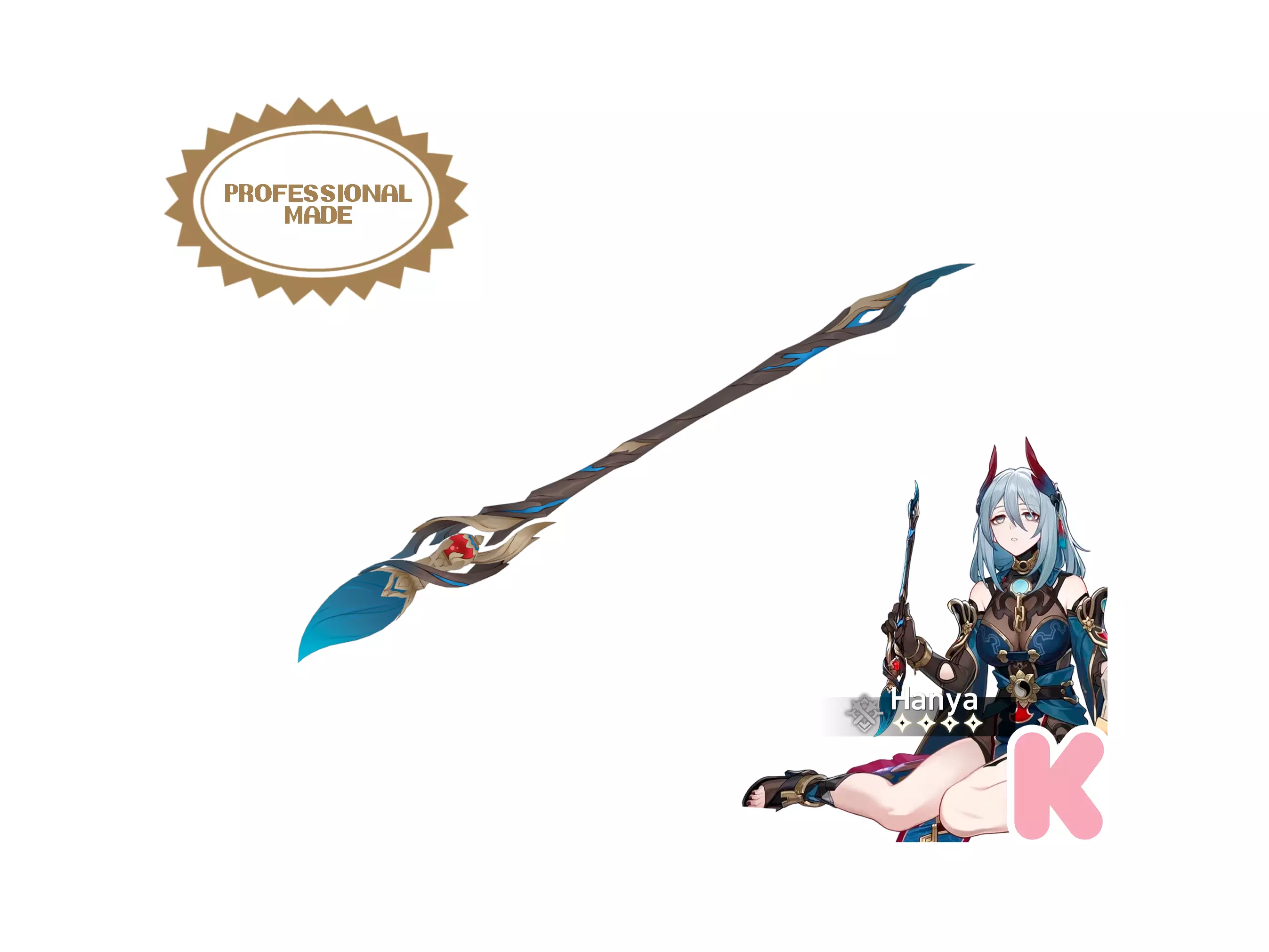 Hanya Brush - Honkai Star Rail Cosplay 3D print model_0