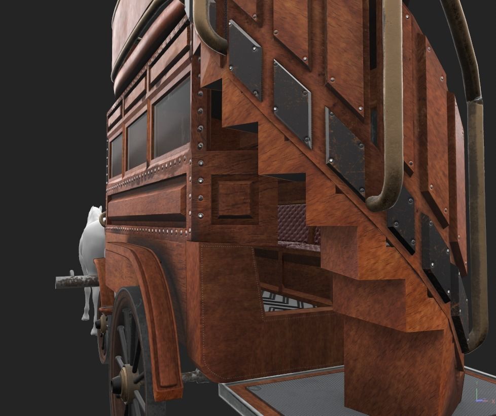 luxury duble deck bus cca1890 3D model_7