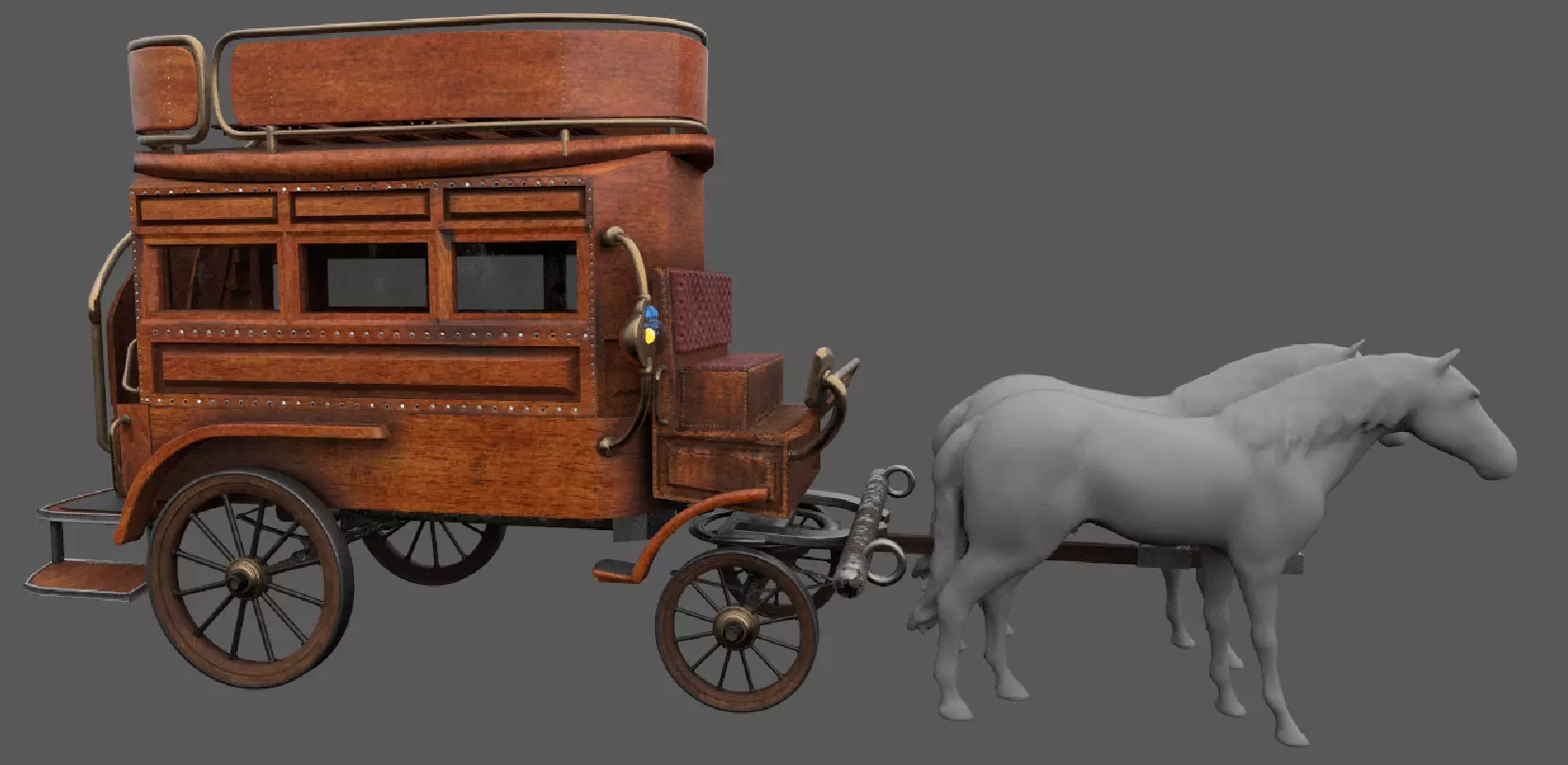 luxury duble deck bus cca1890 3D model_0