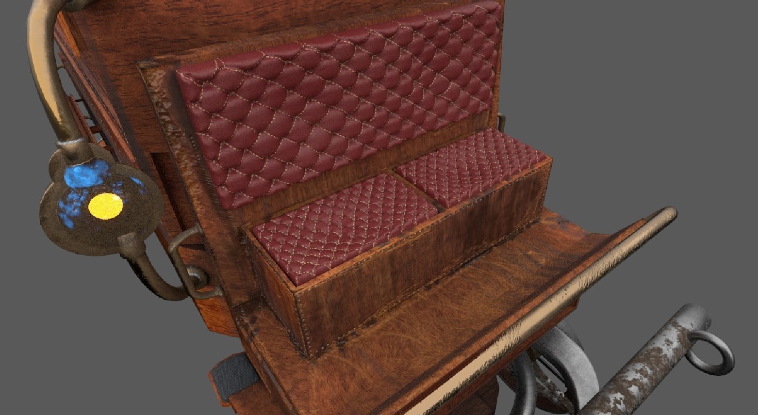 luxury duble deck bus cca1890 3D model_2