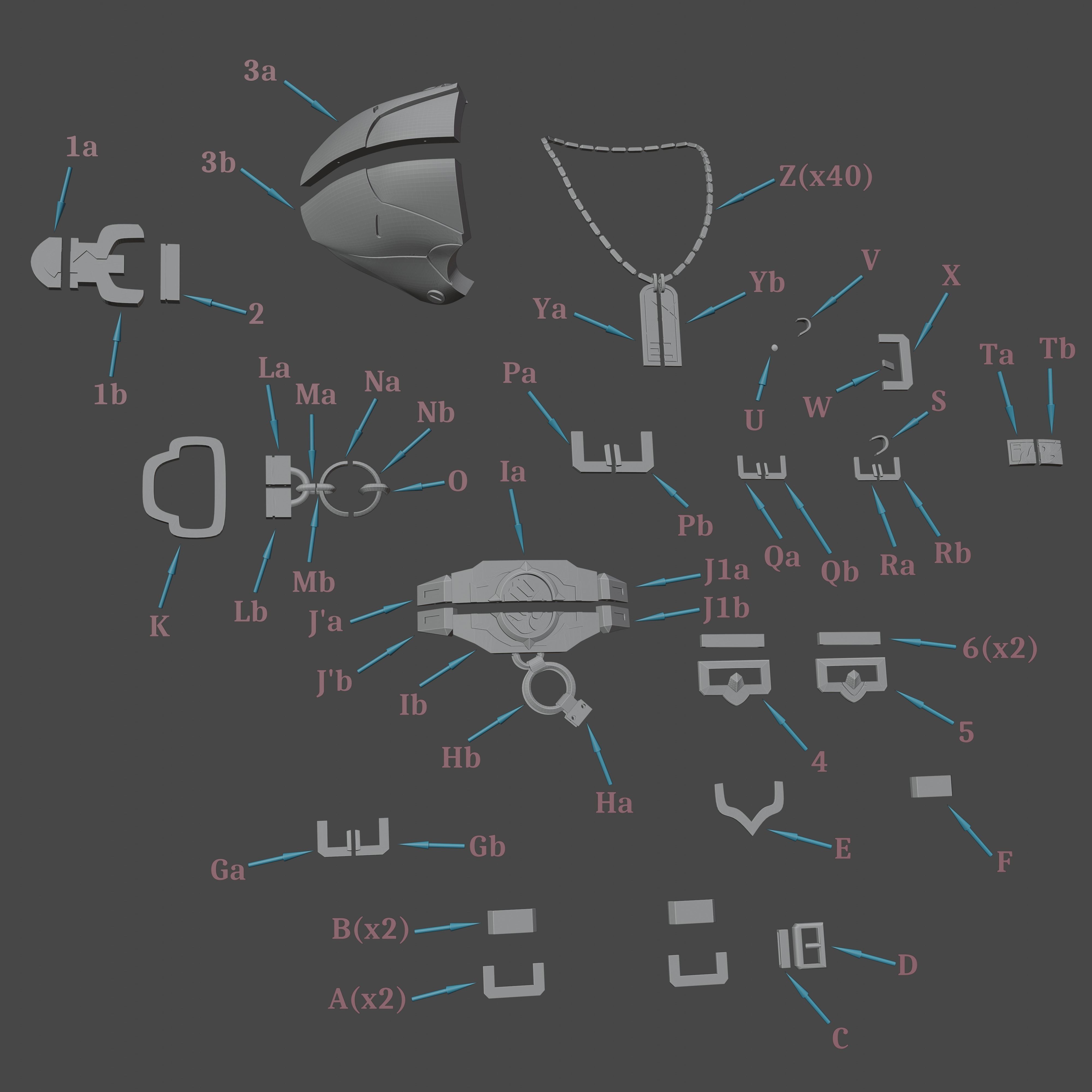Luka Sword - Honkai Star Rail 3D print model_1