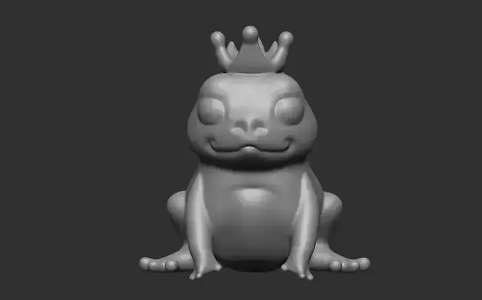 Frog character stl file