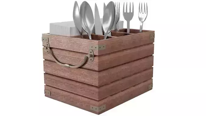 Utensil Box 3D model