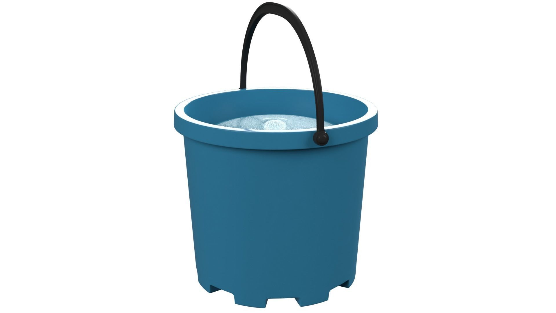 Water Bucket 3D model_2