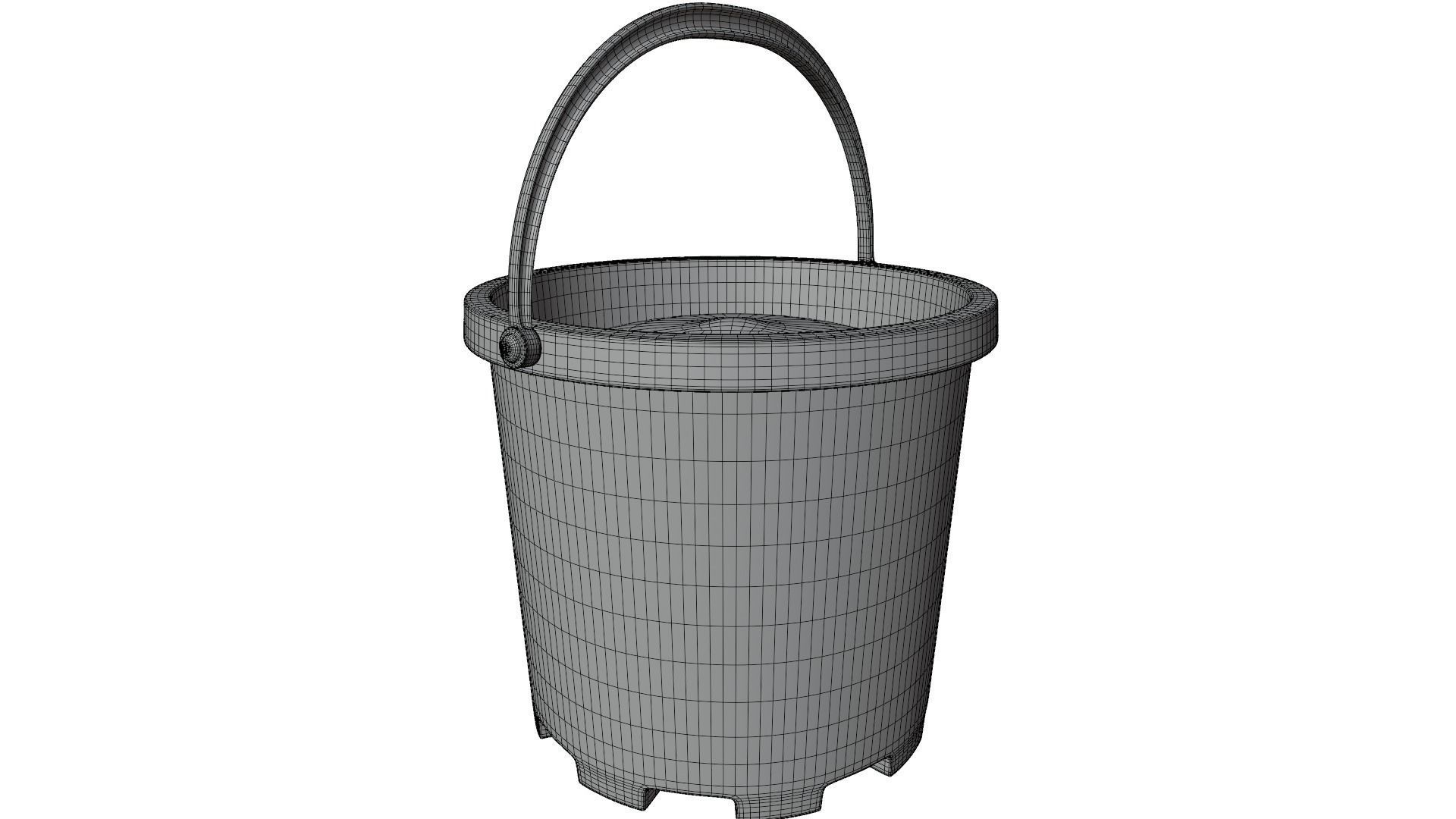 Water Bucket 3D model_11