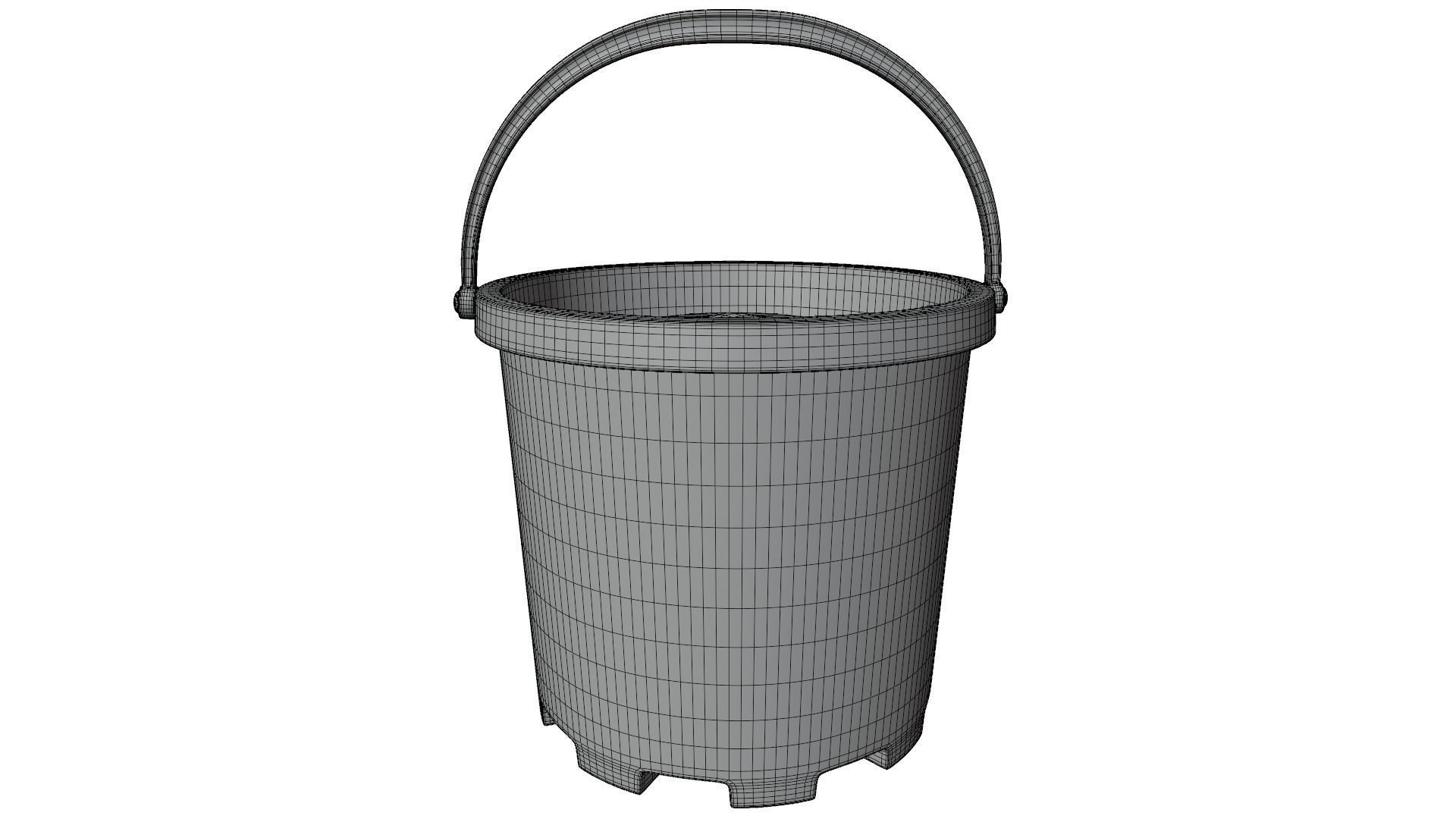 Water Bucket 3D model_8
