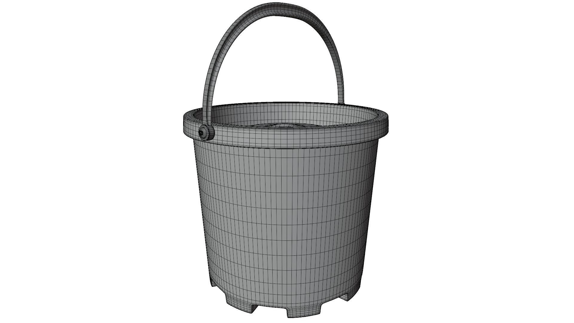 Water Bucket 3D model_7