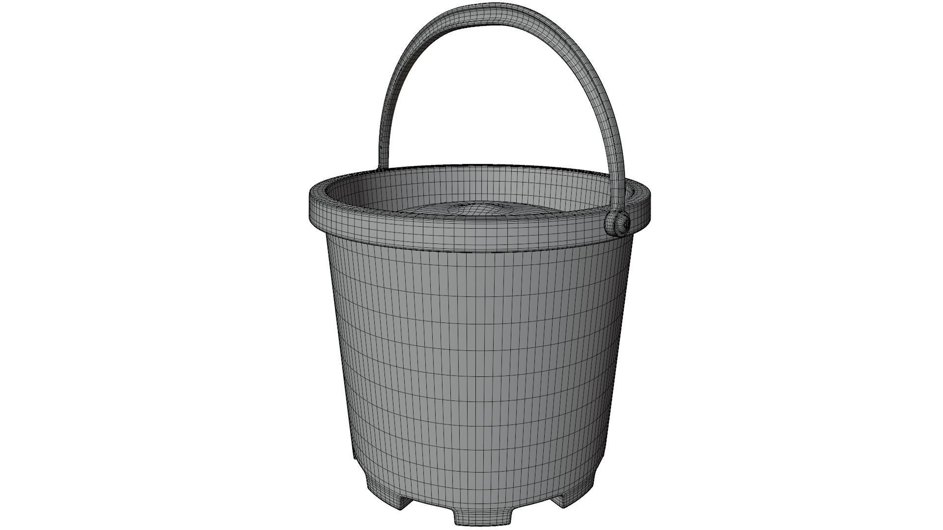 Water Bucket 3D model_9