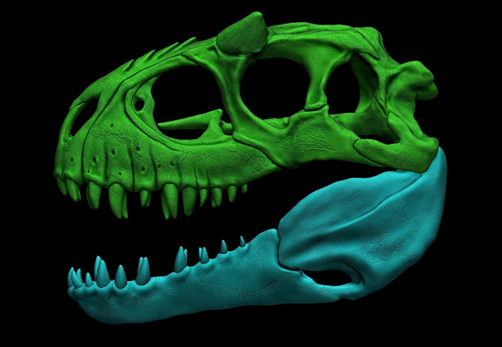 Indominus Rex Skull 3D print model_9