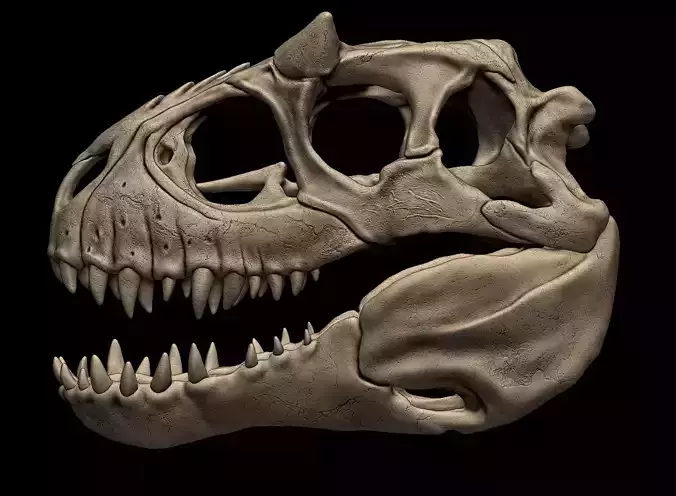 Indominus Rex Skull  3D print model