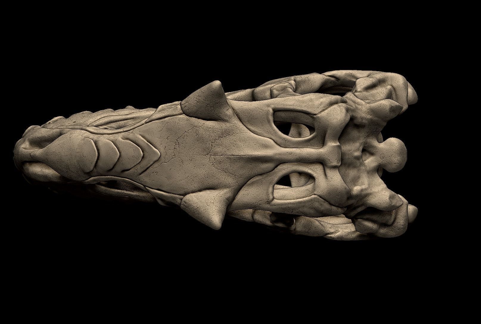 Indominus Rex Skull 3D print model_5