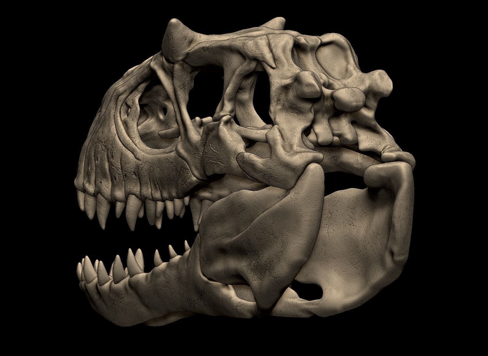 Indominus Rex Skull 3D print model_8
