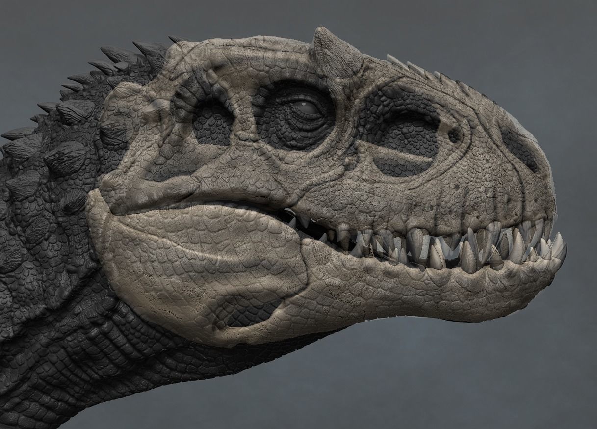 Indominus Rex Skull 3D print model_1