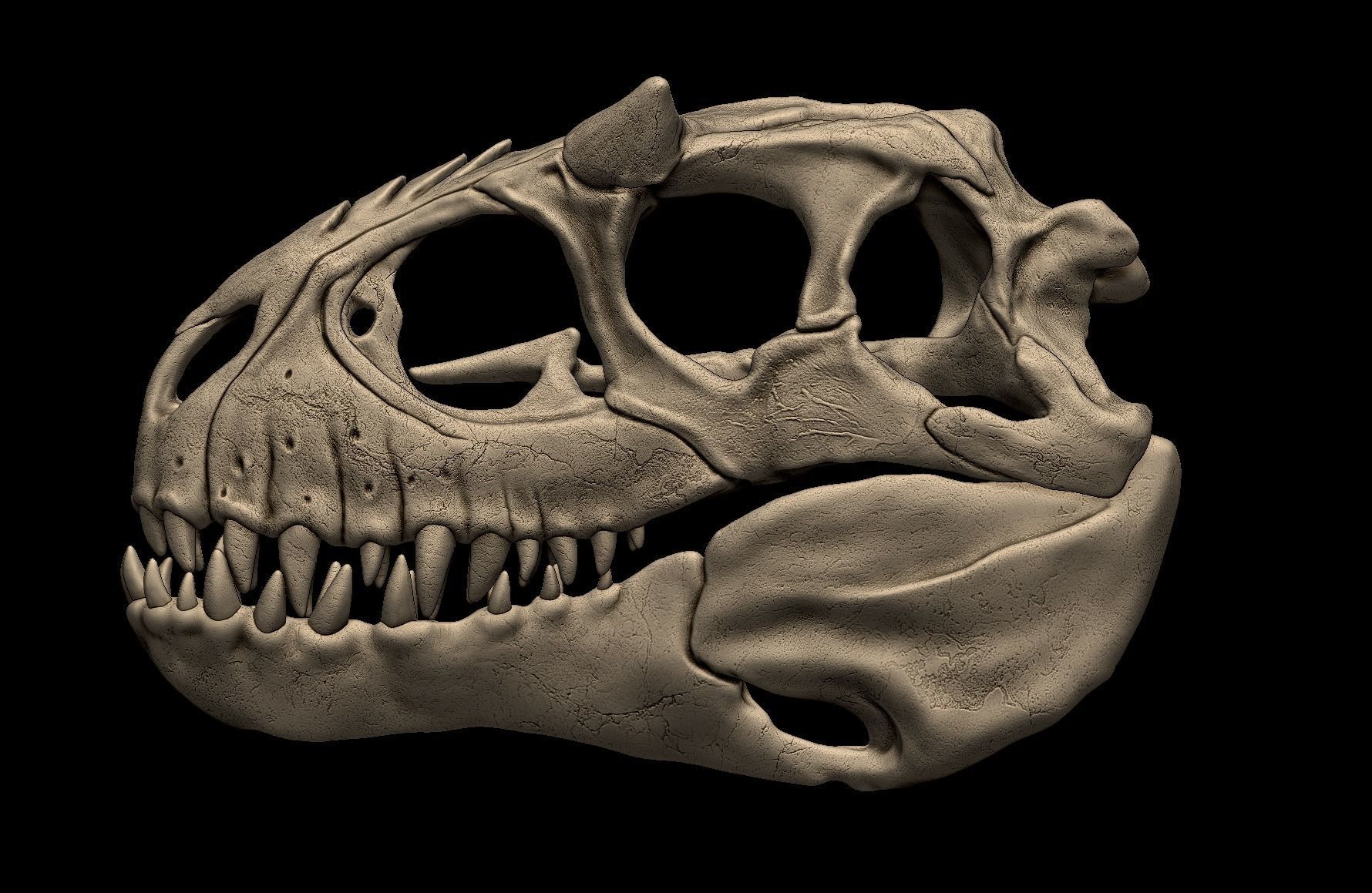 Indominus Rex Skull 3D print model_2