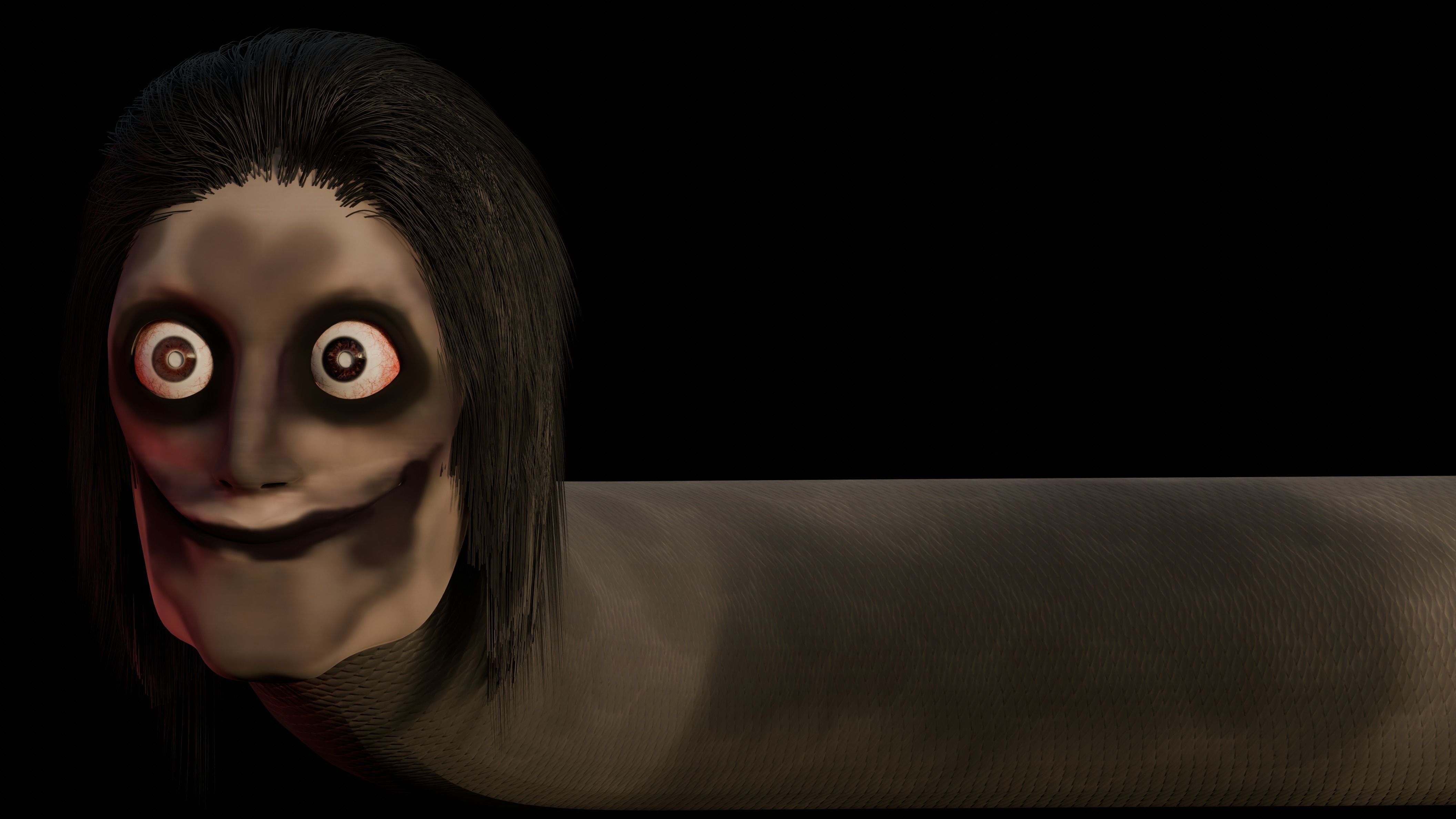 Snake Horror Creature From PoolRoom Horror Game 3D model_5