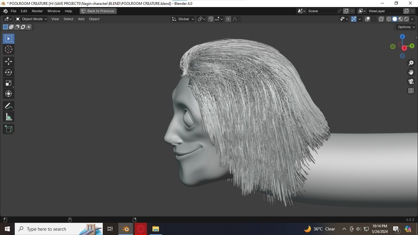 Snake Horror Creature From PoolRoom Horror Game 3D model_14