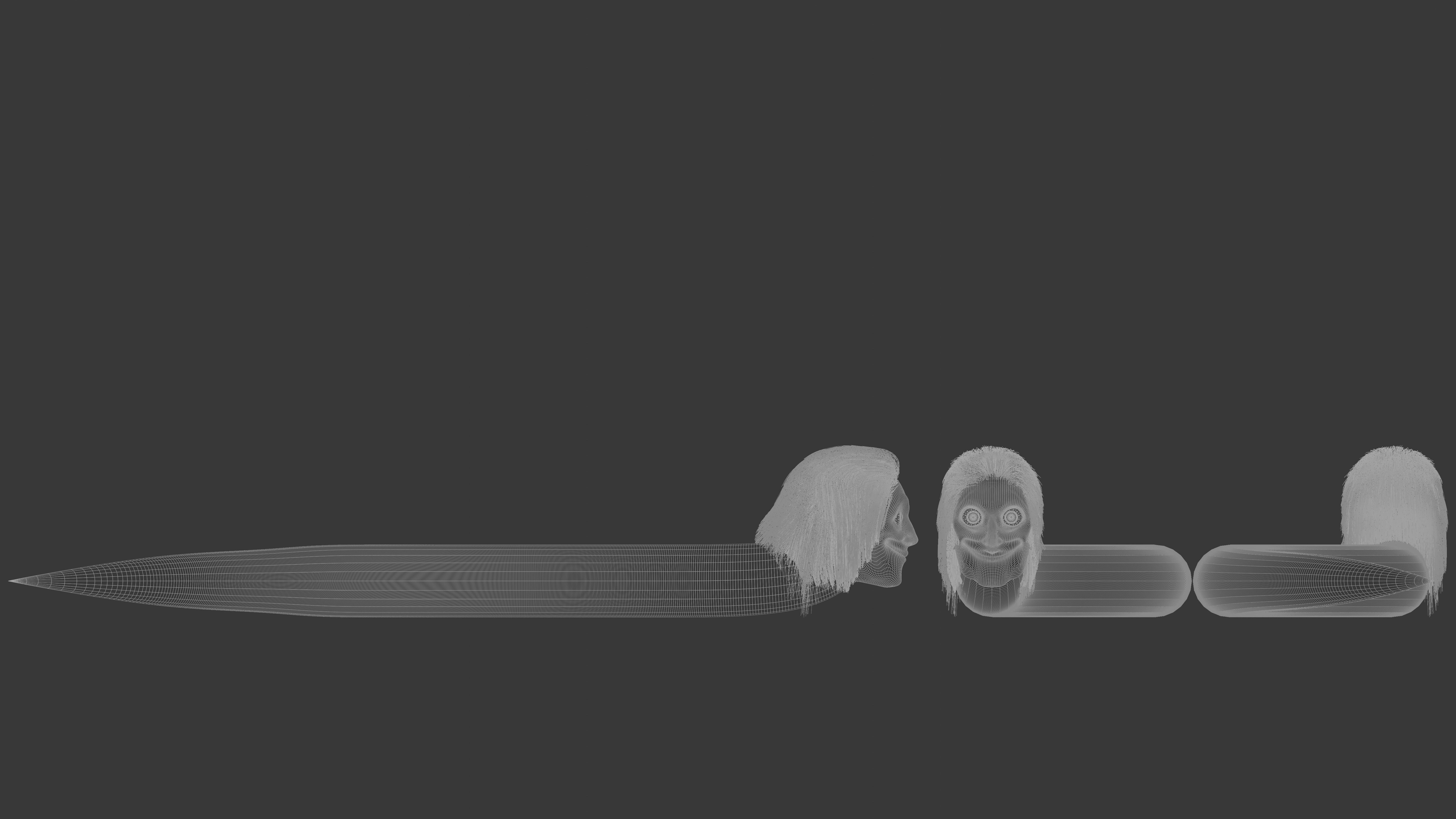 Snake Horror Creature From PoolRoom Horror Game 3D model_8