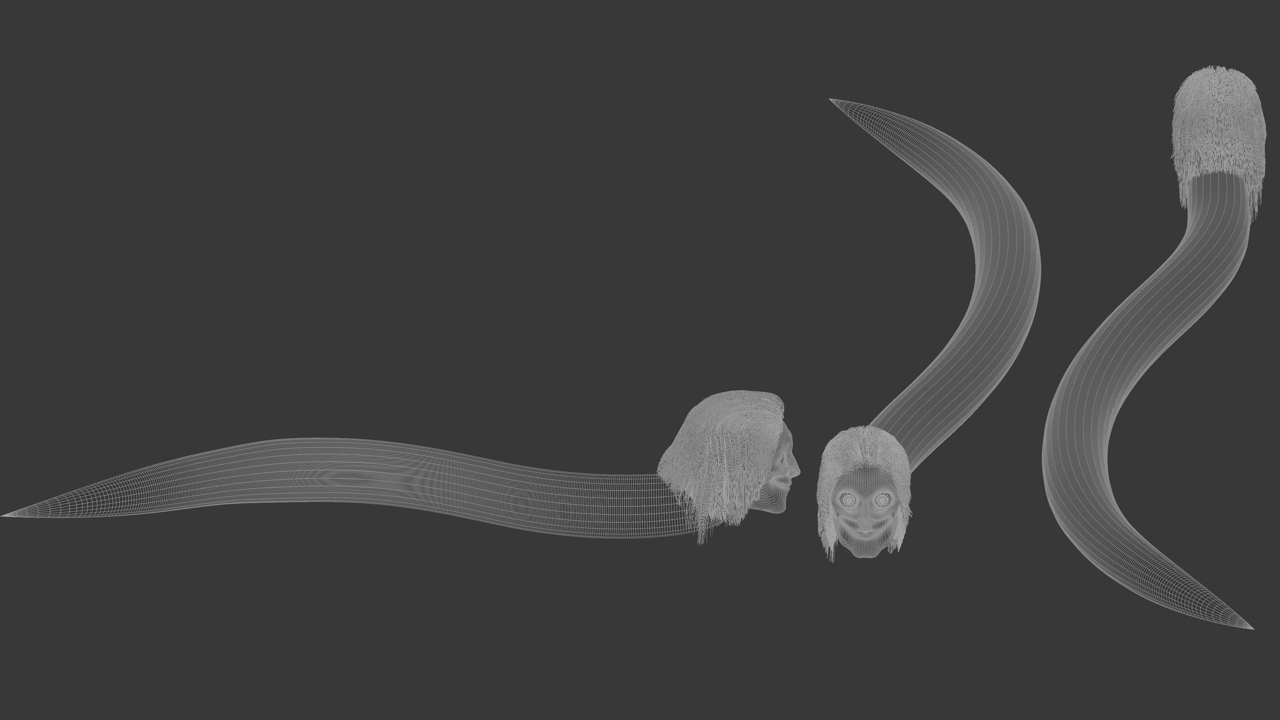 Snake Horror Creature From PoolRoom Horror Game 3D model_9