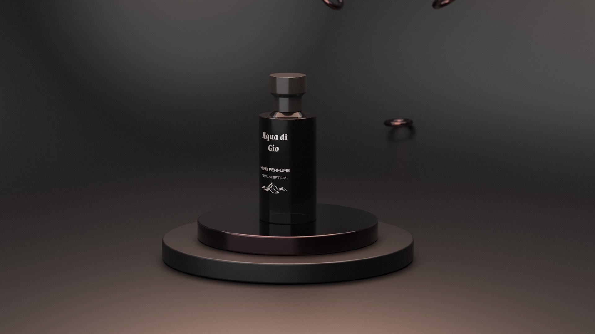 Perfume Low-poly 3D model_2