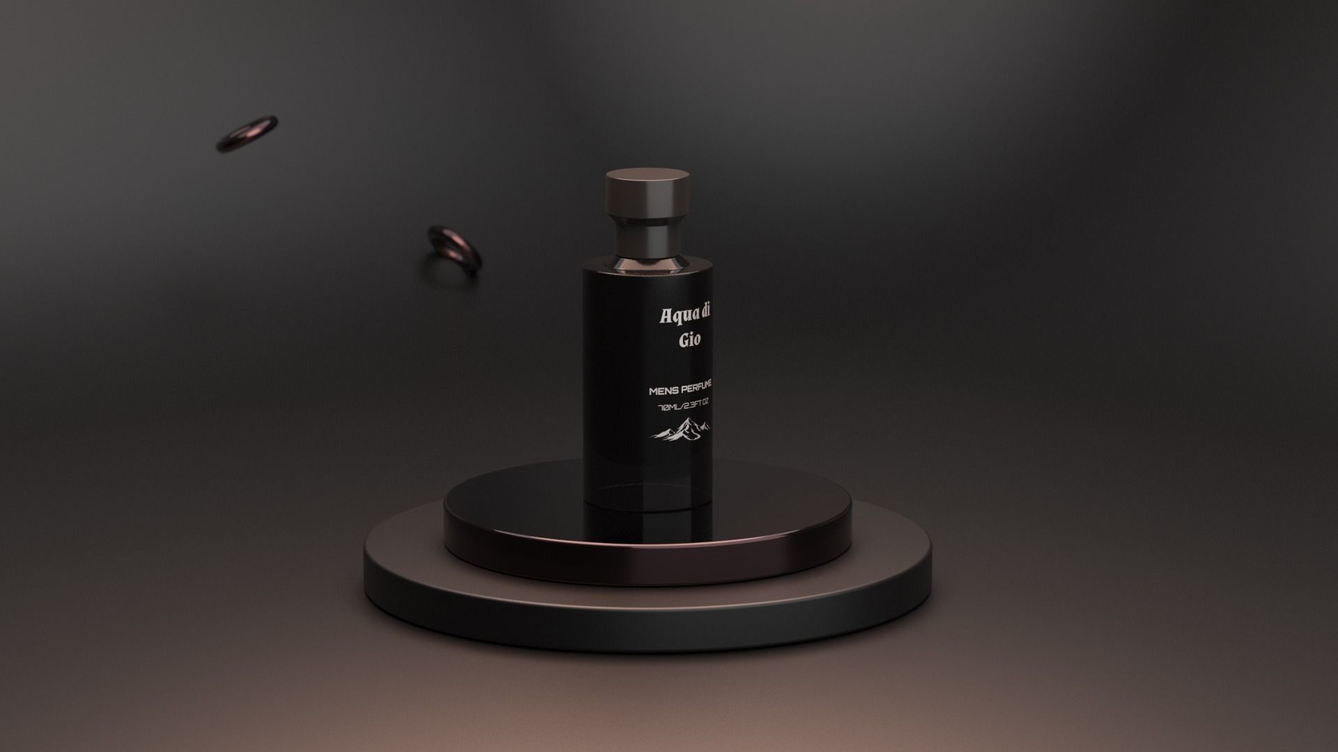 Perfume Low-poly 3D model_3