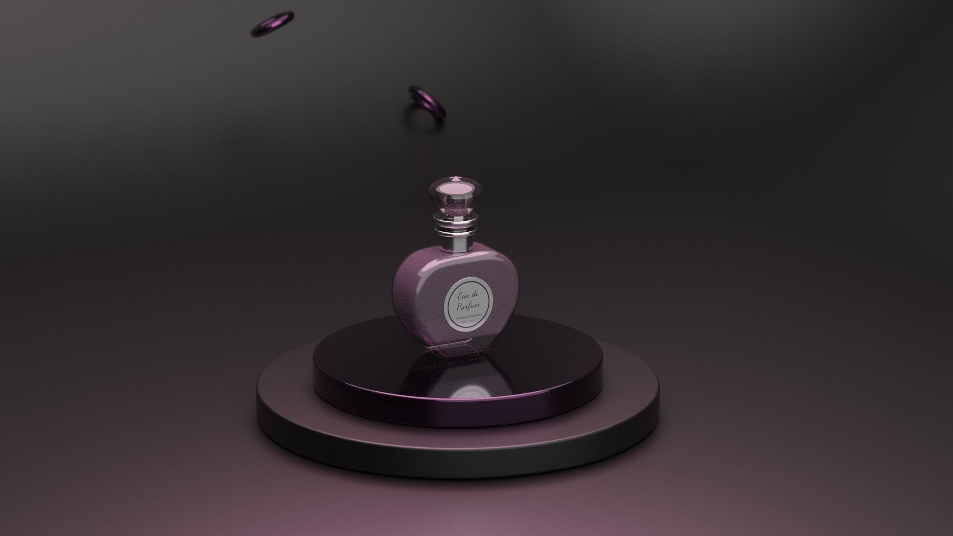 Perfume Low-poly 3D model_3