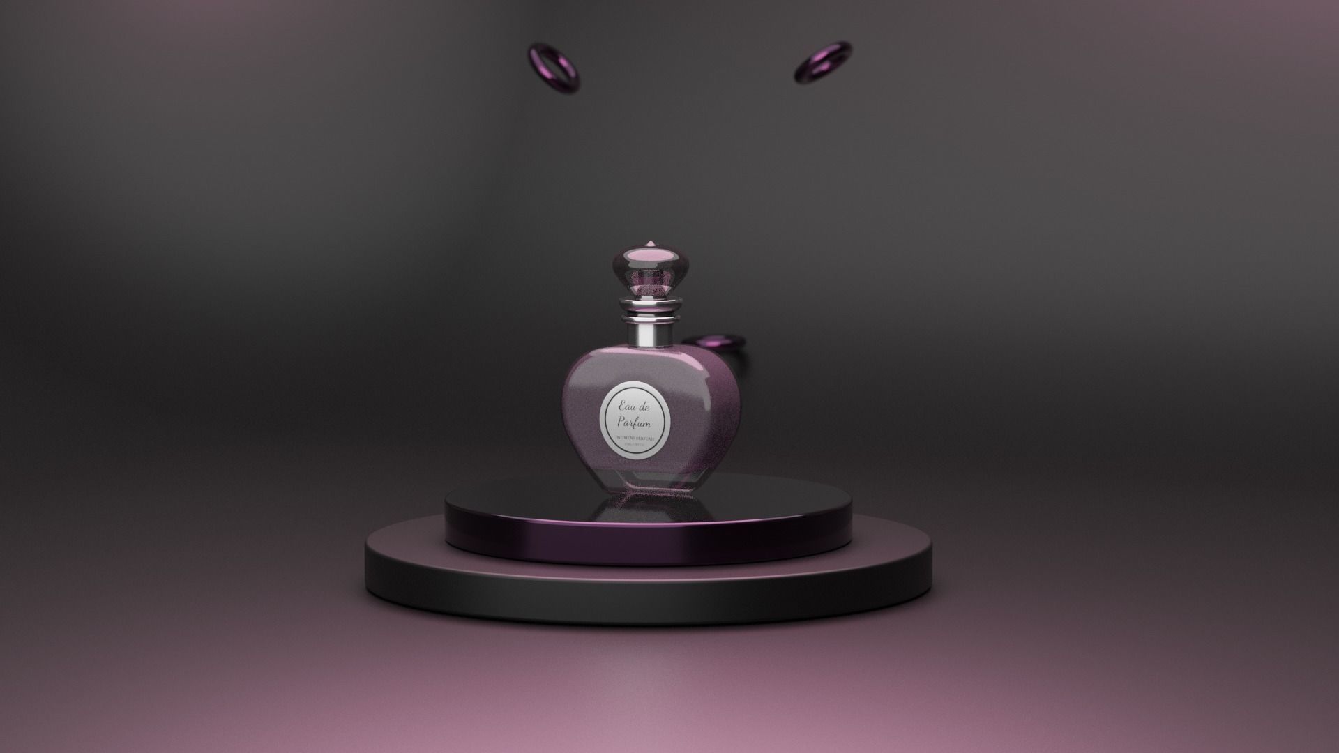 Perfume Low-poly 3D model_2