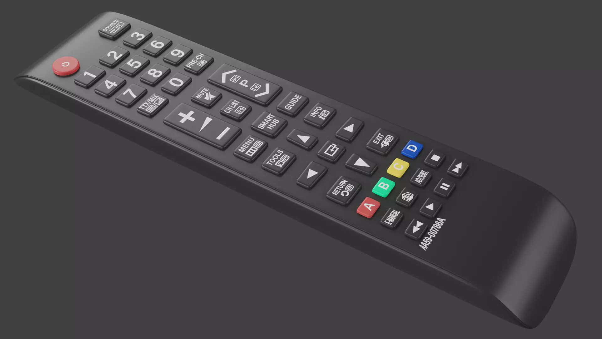 Tv Remote 3D model