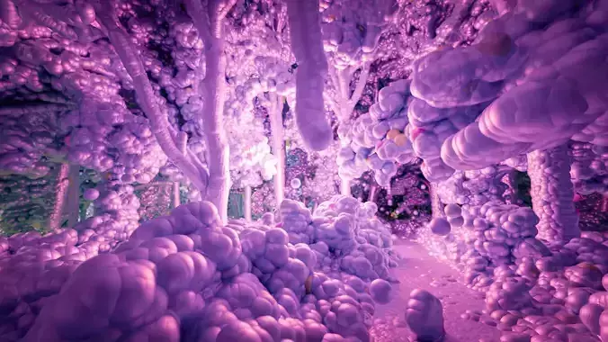 Forest path - Point cloud