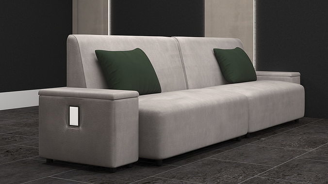 Home Cinema Interior 3D model 7
