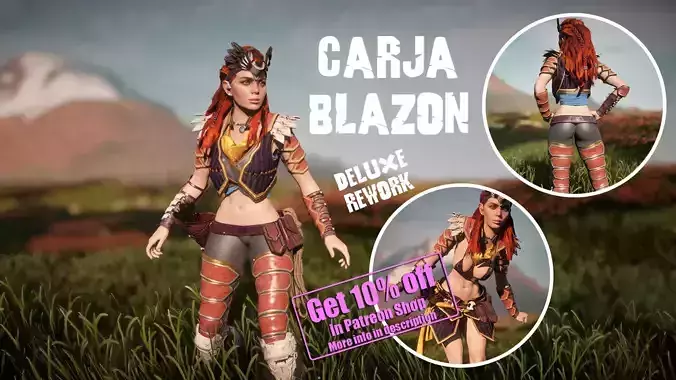 Horizon Zero Dawn - Carja Blazon Deluxe Rework 3D model
