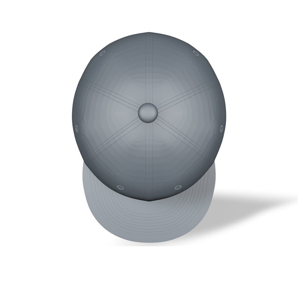 New Era cap stl 3D print model_14