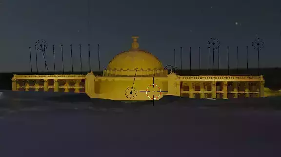 indian palace 3D model