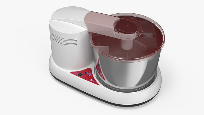 Chocolate Melangeur Red 3D model 5